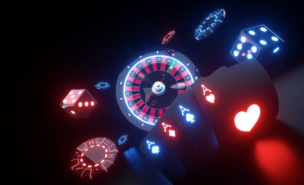 Live casino table setup with multiple camera angles